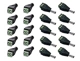 Amazon.com - 10 x Male + 10 x Female 2.1x5.5mm DC Power Cable Jack Adapter