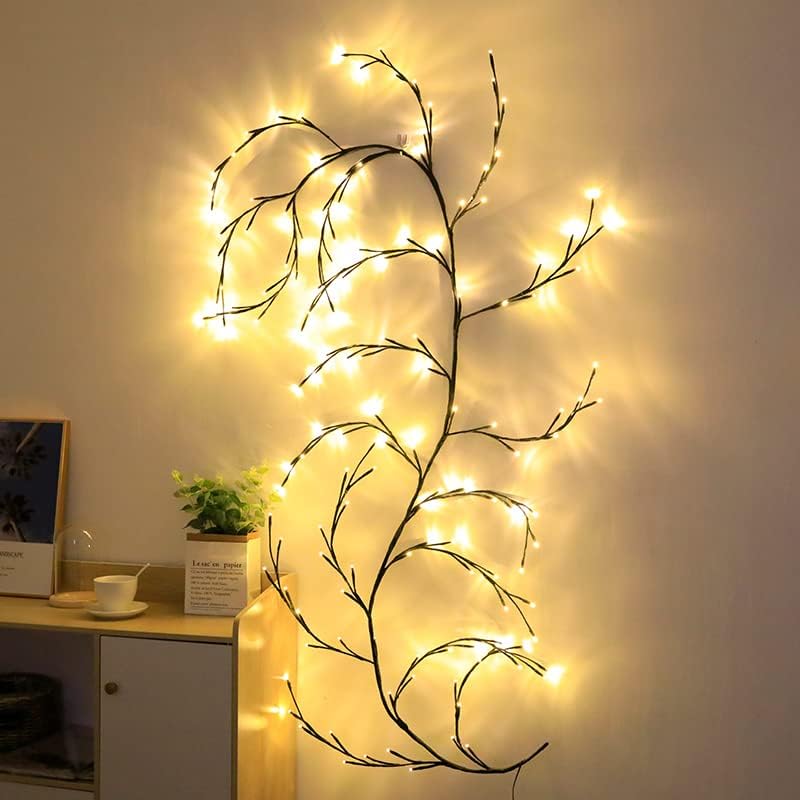 Amazon.com: Onekka Willow Vine Lights, Christmas Decoration, DIY ...