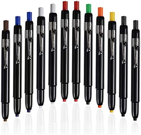 Listo 1620 - Box of 12 - ASSORTED COLORS - China Markers/Grease Pencils/China Marking/Pencils/Wax Pencils