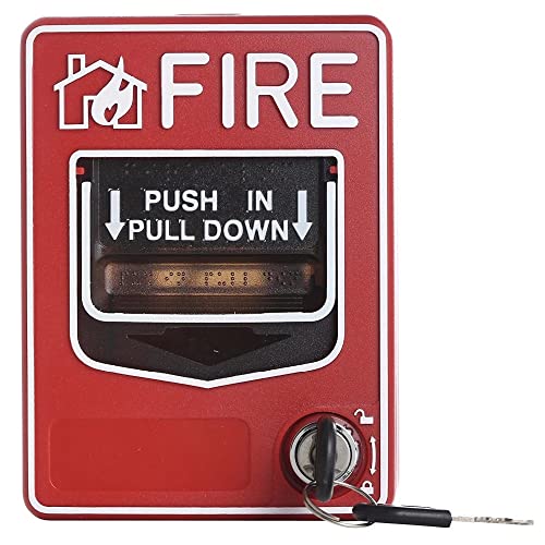 system sensor pc2r - Emergency Alarm Station Conventional Dual Action Manual Call Point Fire Alarm Panic Button SOS Switch for Alarm Siren or Panel