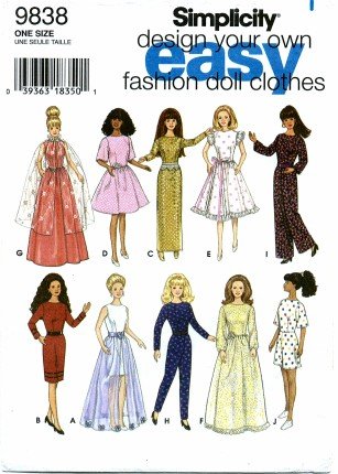 Barbie clothing patterns