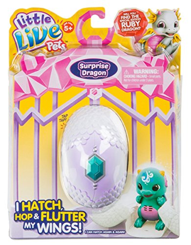 Little Live Pets Surprise Dragon Single Pack Childrens Toy, Blue/Green