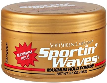 Sportin Waves Maximum Hold Gel Pomade, 3.5 oz, 2 pk