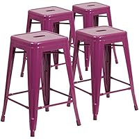  4-Pack Flash Furniture Kai Commercial Grade 24