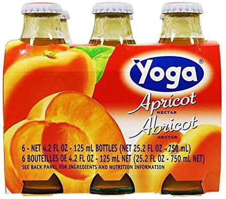 Yoga Juice Apricot Nectar - 4.2 oz Bottles