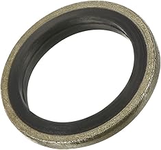 MECCANIXITY Bonded Sealing Washers M14 19.5x14x2mm Carbon Steel Nitrile Rubber Gasket, Pack of 10