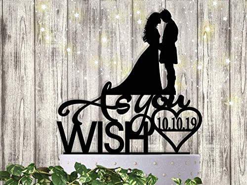 As You Wish Personalized Wedding Cake Topper Princess Bride Renaissance Wedding