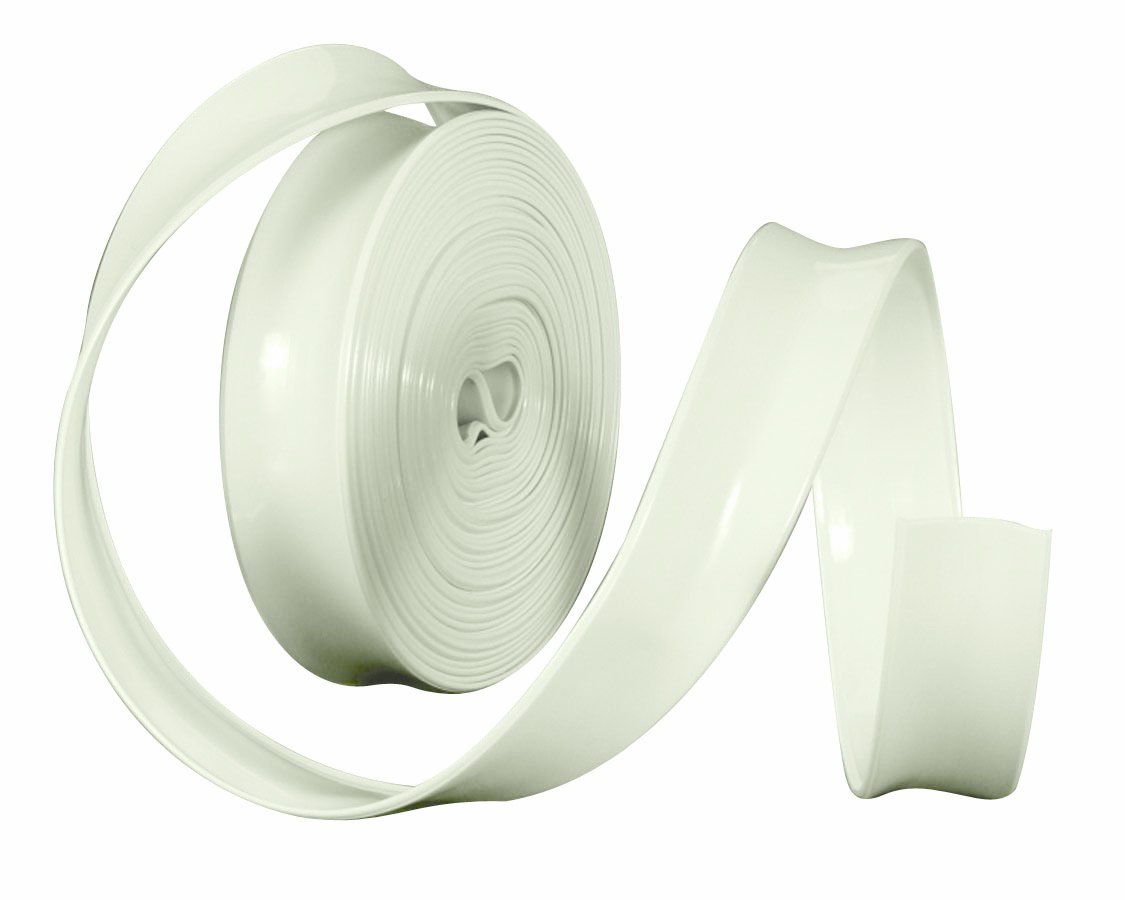 Camco 25302 Vinyl Trim Insert 1" x 1000', White