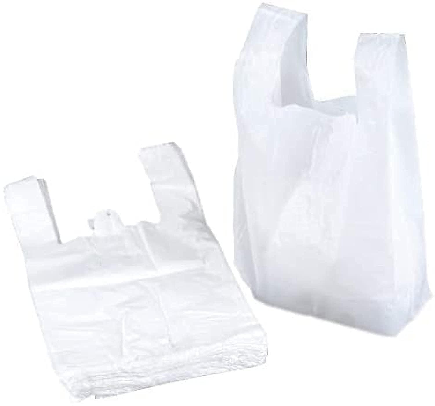 Plastic Disposable Grocery Bags (White,50cm X 60cm,1kg)