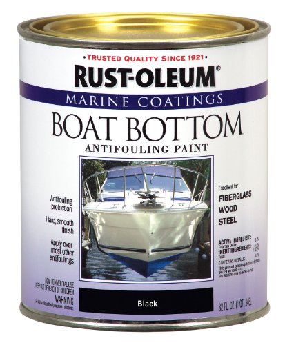 Boat Bottom Antifouling Paint, Blk, Alkyd