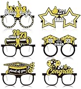 Congrats Grad Party Decorations, 24 PCS Graduation Party Paper Eyeglasses, 2023 Graduation Decora...