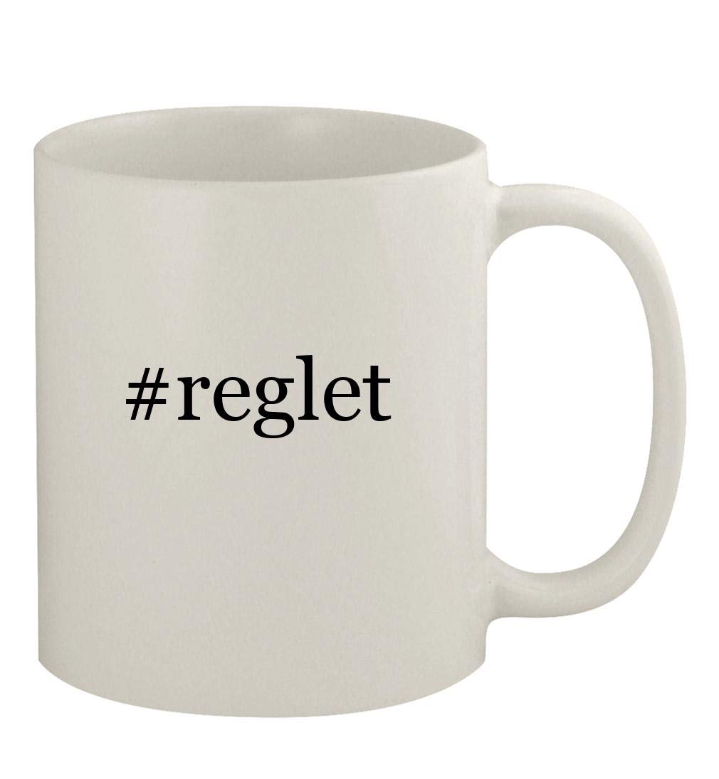 #reglet - 11oz Ceramic White Coffee Mug, White