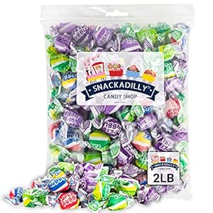 Super Bubble Gum 2 Pound Assortment - Apple, Grape, &amp; Original Flavors - Long Lasting Gum