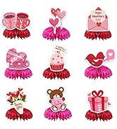 ONCTTOS Valentine Table Decorations, Valentine's Day Centerpieces, Valentine's Day Party Supplies...