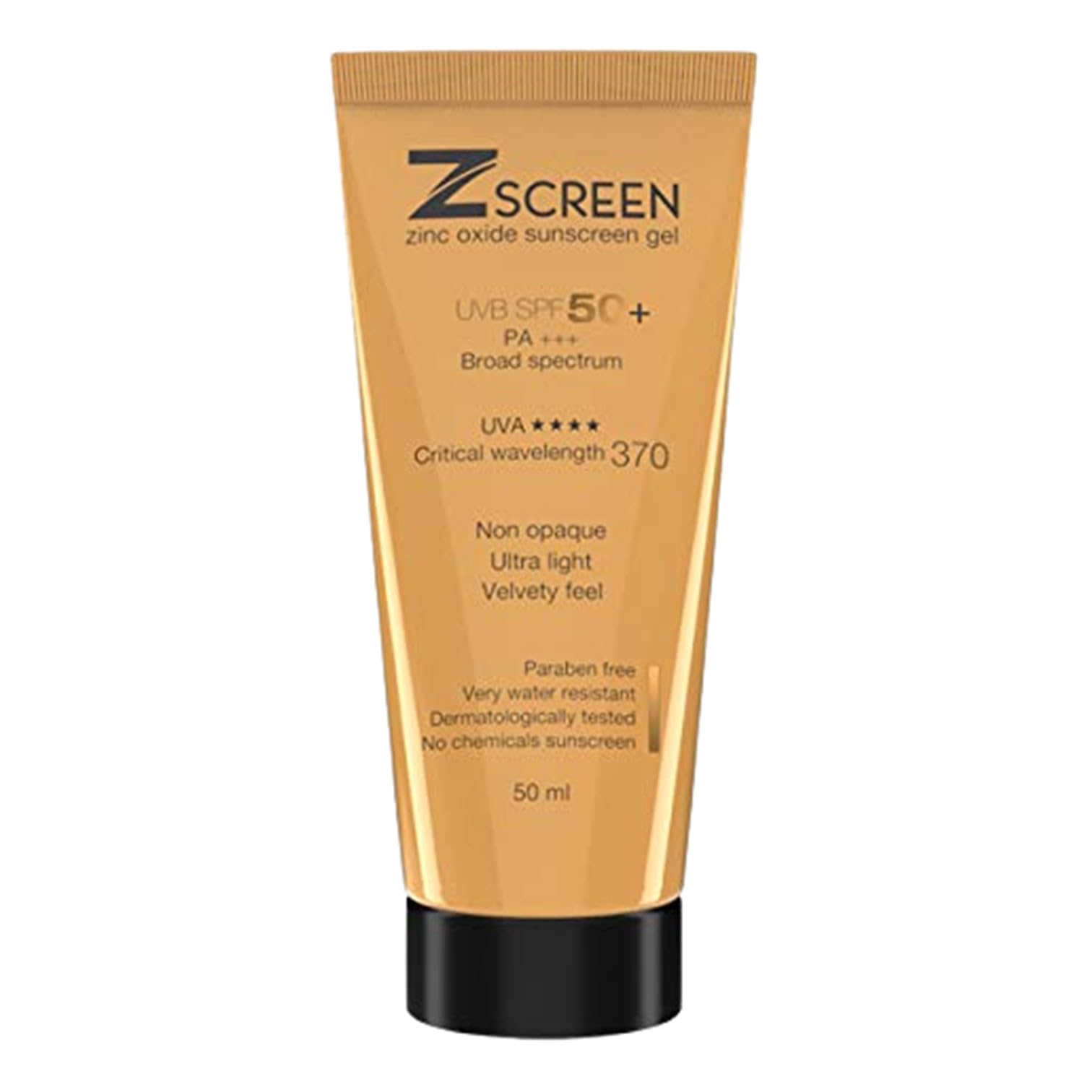 Zscreen Zinc Oxide Sunscreen Gel, 50ml