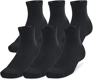 Under Armour Unisex Adult Training Cotton Quarter Socks (6 Pairs)