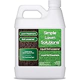 Liquid Soil Loosener- Soil Conditioner-Use alone or when Aerating with Mechanical Aerator or Core Aeration- Simple Lawn Solutions- Any Grass Type-Great for Compact Soils, Standing water, Poor Drainage