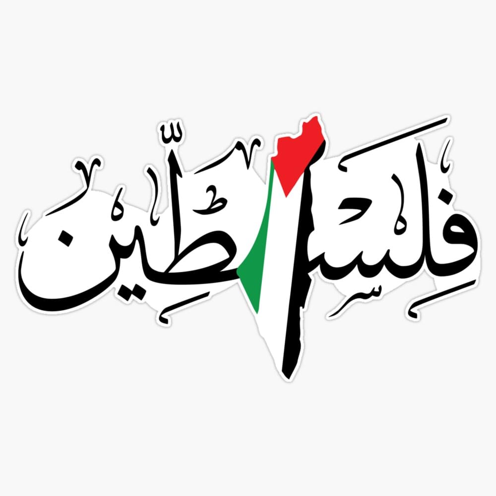 Buy Palestine Arabic Calligraphy Name with Palestinian Freedom Design ...