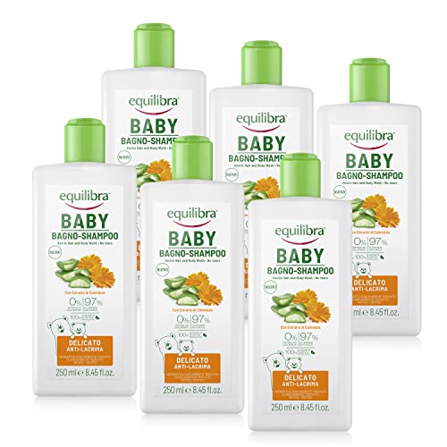 equilibra Baby, Baby Bagno-Shampoo Anti-Lacrima, Shampoo Delicato per ...