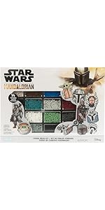 Perler 80-57020 Star Wars&#39; The Mandalorian Fused Bead Kit with 14 Unique Patterns, Multicolor, 45...