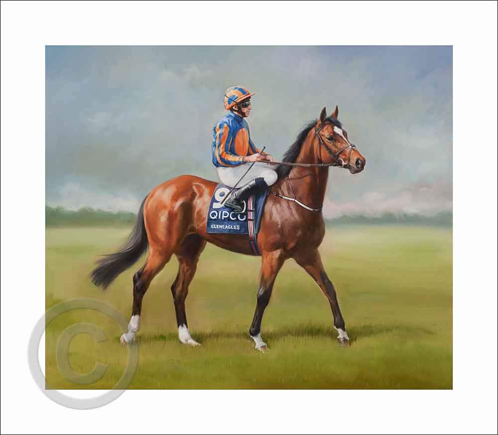 Gleneagles and Ryan Moore – by Jacqueline Stanhope. A signed and numbered limited edition print on 330gsm fine art paper.