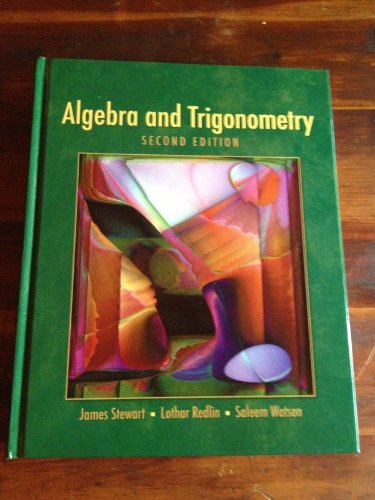 Algebra and Trigonometry- 2nd Edition (with Video Skillbuilder CD-ROM )