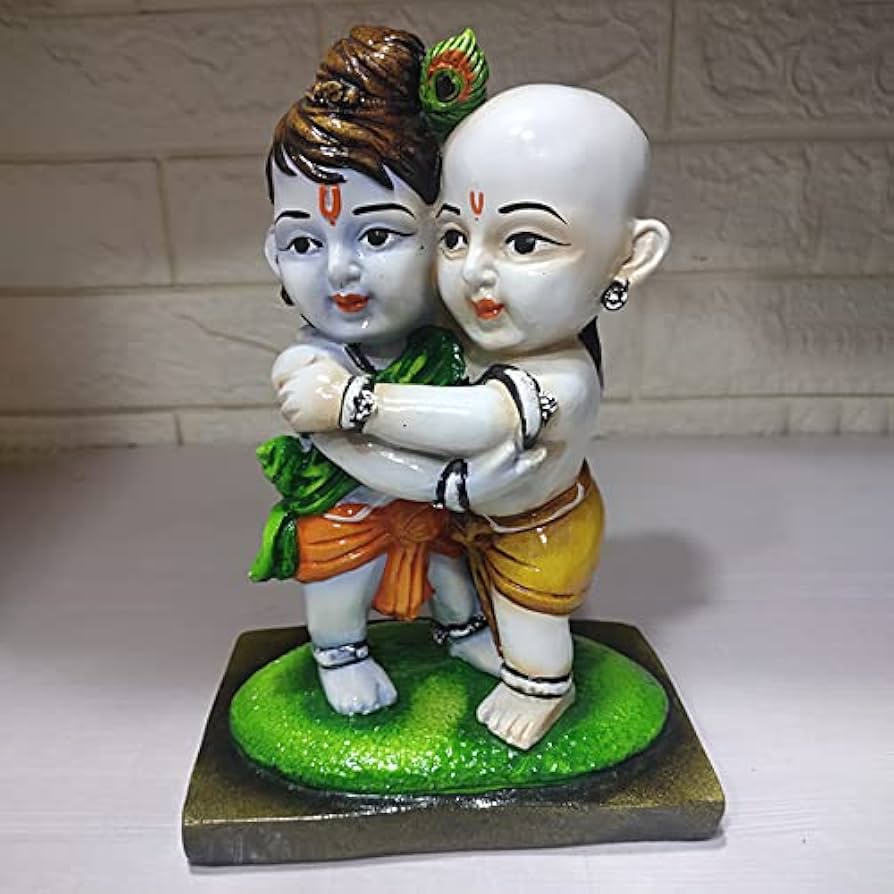 Buy Novacrafts Souvenirs Krishna Sudama Figurine Online at Low ...