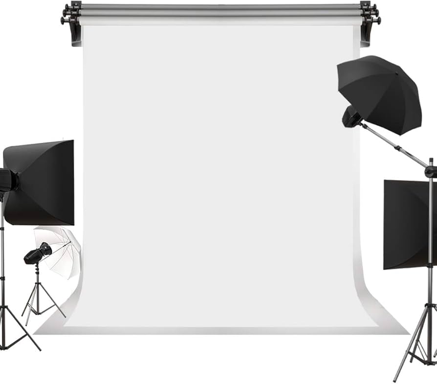  : Kate 5ft×7ft Solid White Backdrop Portrait Background for Photography  Studio Children and Headshots Background for Photography Video and  Television : Electronics