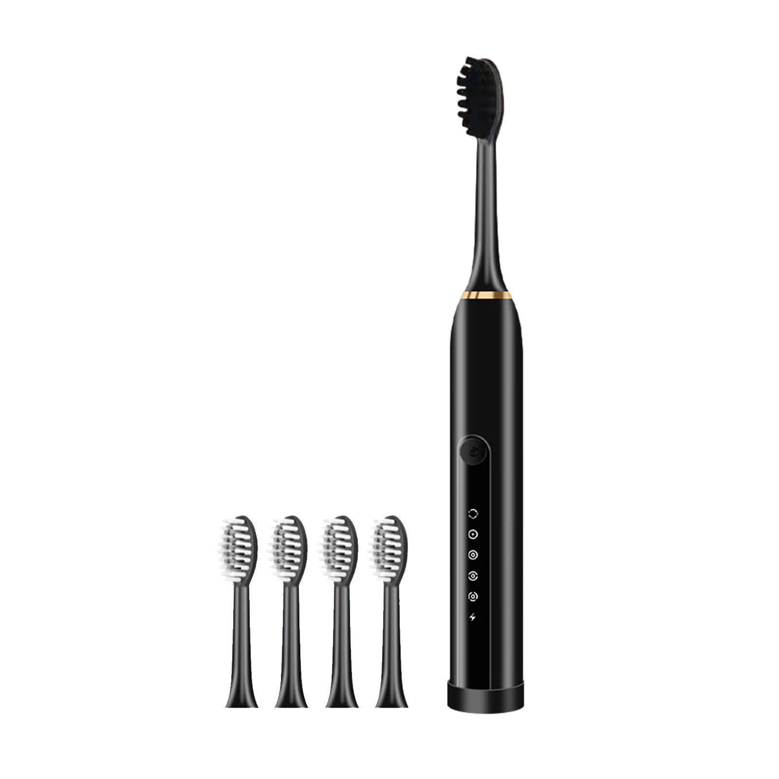 GenericElectric Toothbrush, Electric Toothbrush with 4 Brush Heads, 6 Cleaning Modes,Smart 20-Speed Timer Electric Toothbrush IPX7