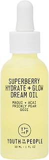 Youth To The People Superberry Hydrating Face Oil for Dry, Glowing Skin - Fast Absorbing Facial Oil & Makeup Primer Made w...