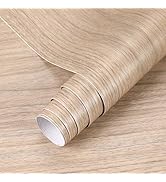 Oxdigi Wood Contact Paper 24 x 196 inches Decorative Self Adhesive Wallpaper for Shelf Liners, Ca...