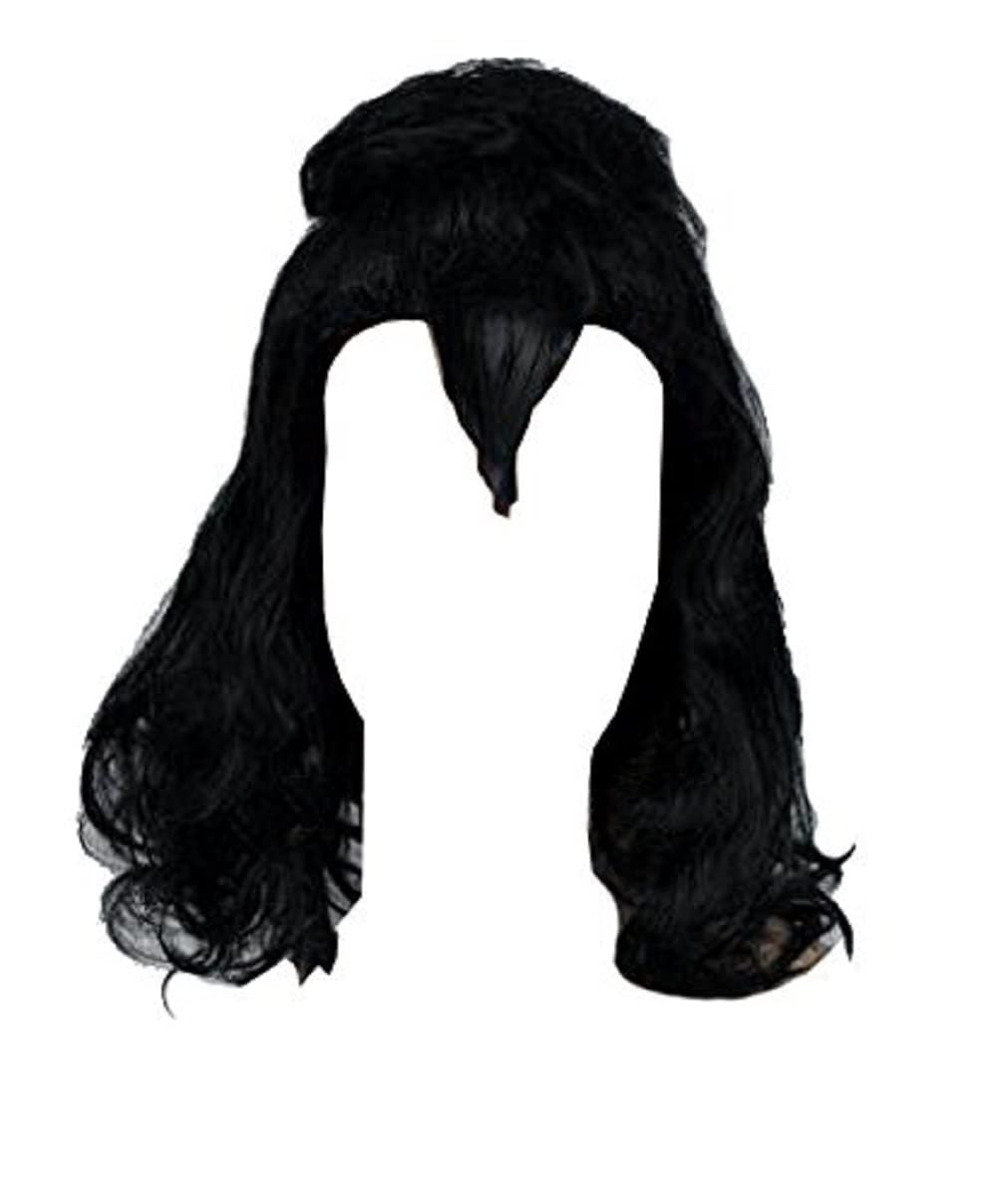 Men's GENE WIG Curl halloween SIMMONS Style Black