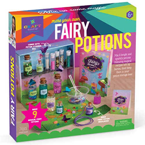 Craft-tastic – Fairy Potions Craft Kit – Make 9 Magical Fairy Potions