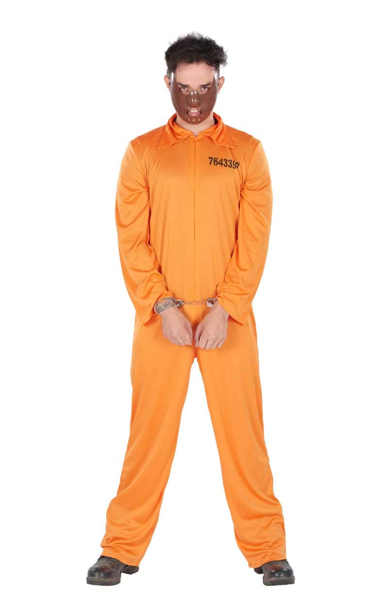 Buy ORION COSTUMES Men's Convict Orange Jumpsuit Prisoner Outfit Halloween  Fancy Dress Costume Online at desertcartBangladesh