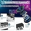 88 Key Piano Keyboard, Semi Weighted Electronic Digital Piano with Music Stand, Power Supply, Sustain Pedal, Bluetooth, Stand, MIDI, for Beginner Professional at Home, Stage #4