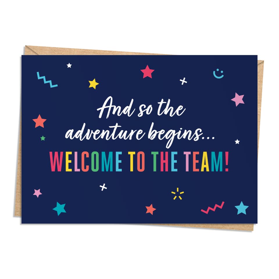 Buy New Employee Welcome Card - Welcome To The Team Greeting Card - 25 ...