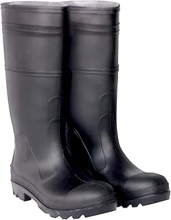 Custom Leathercraft CLC Climate Gear R230 Over The Sock Black PVC Rain Boot