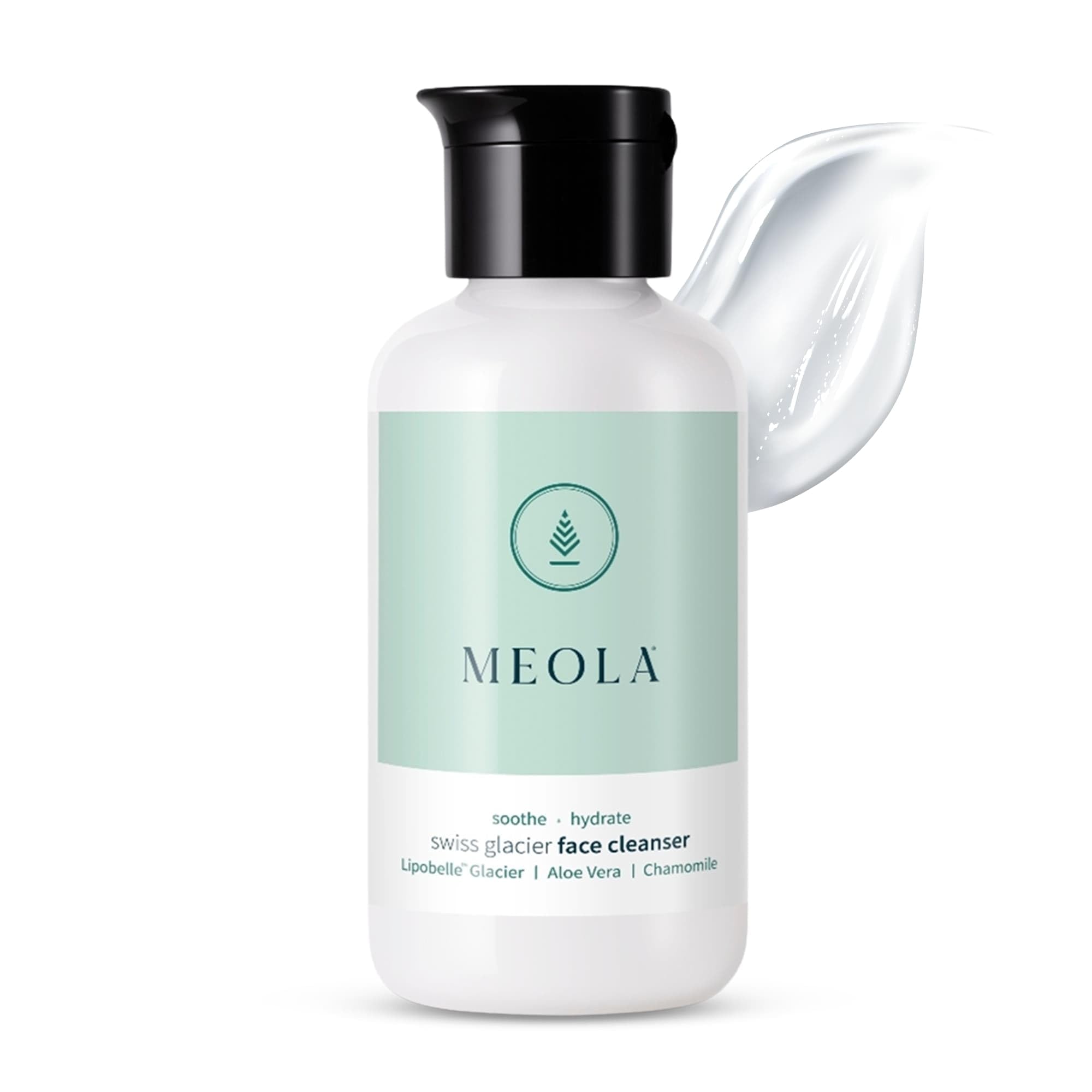 Meola Face Wash for Normal to Dry, Sensitive Skin| Gentle, Hydrating Cleanser | Aloe vera, Niacinamide & Chamomile | Reduce Inflammation| Damage Repair | 100% Vegan & Paraben-Free |100 ml