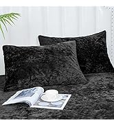 PHF Truly Velvet Pillowcases Standard Size, No Insert, 2 Pack Ultra Soft Breathable Pillow Shams ...