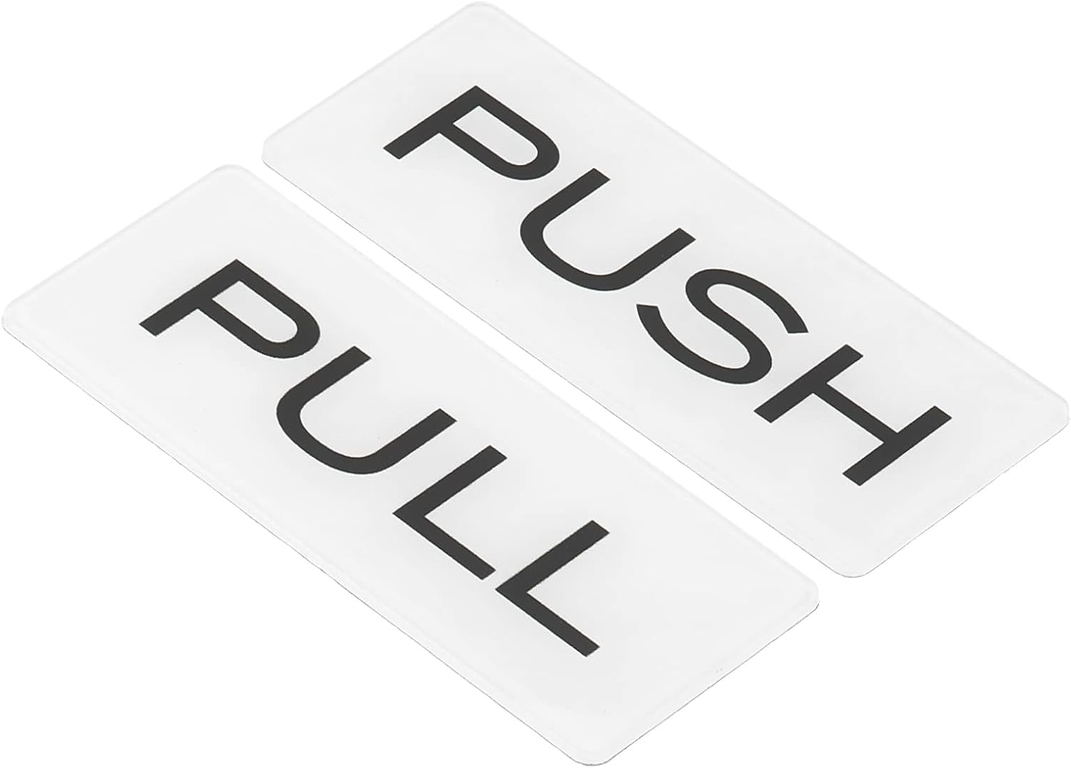 Amazon.com : PATIKIL Push Pull Door Sign, 8 Pack Self-Adhesive ...