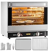 VEVOR Commercial Convection Oven, 66L/60Qt, Half-Size Conventional Oven Countertop, 1800W 4-Tier ...