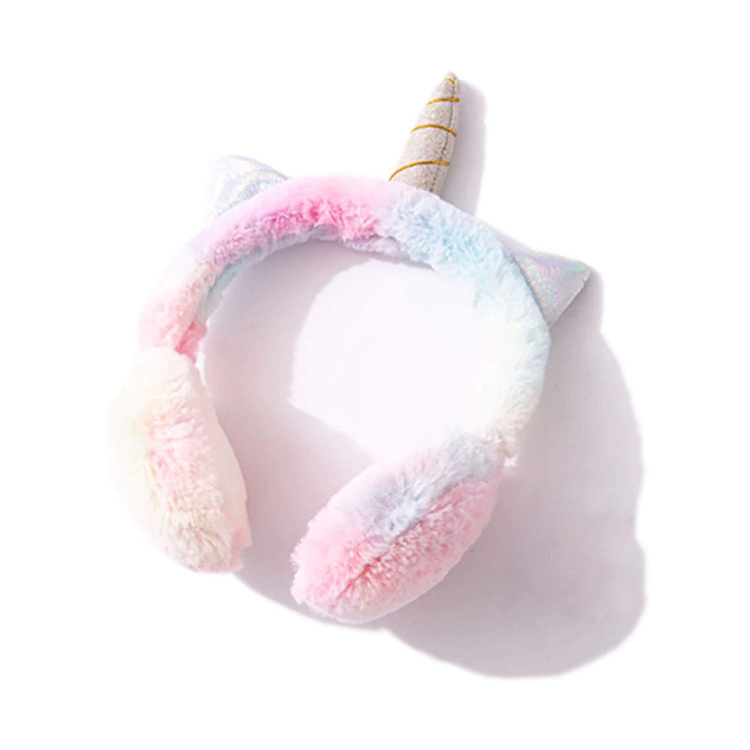 GJSHOP Children Plush Unicorn Earmuff Ear Muffs Kids Lovely Winter Warmer Ear Muffs (multicolor)