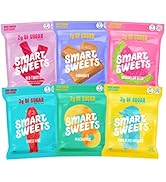 SmartSweets Variety Pack Sampler, Candy With Low Sugar & Calorie - Sweet Fish, Sourmelon Bites, P...