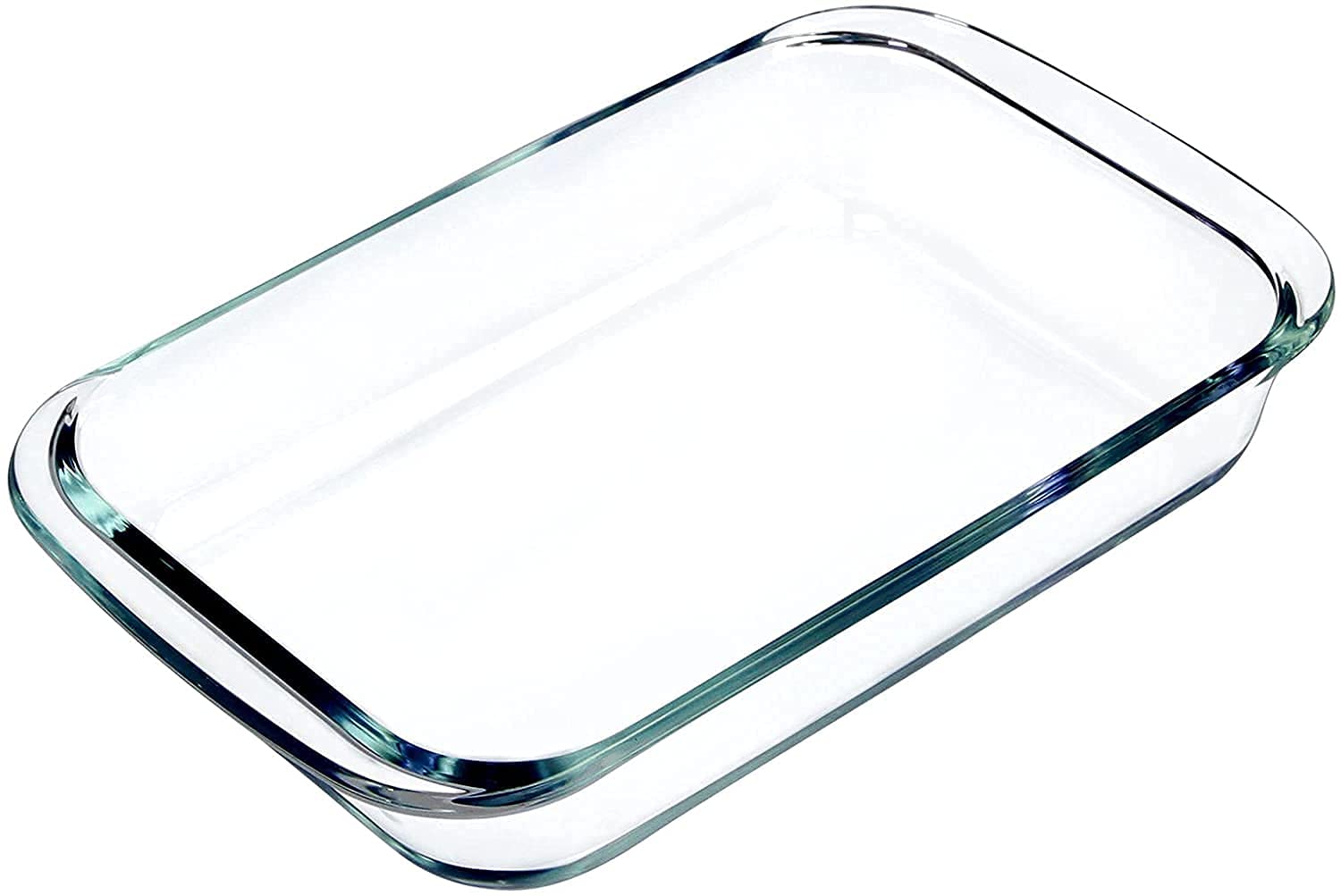 Femora Borosilicate Glass Rectangle Microwave Baking Dish, Oven Safe, 1.6 ml, 1 Pcs