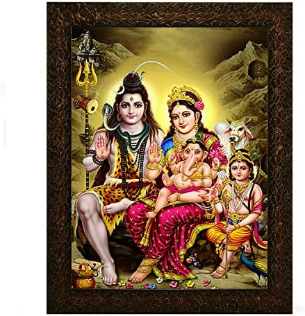 Indianara Religious Painting -Synthetic Wood, 27x30.5x1cm, Multicolour (GB3)