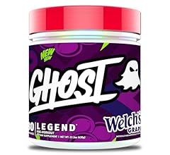 GHOST Legend V4 Pre-Workout Powder, Welch's Grape - 30 Servings – Pre-Workout for Men & Women with Choline, L-Citrulline, &…