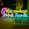 Colorful-F-kiss cowboy drink tequila