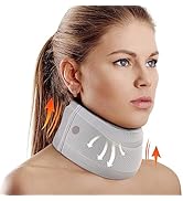 Neck Brace for Neck Pain and Support, Soft Neck Support Relieves Pain & Pressure in Spine for Wom...