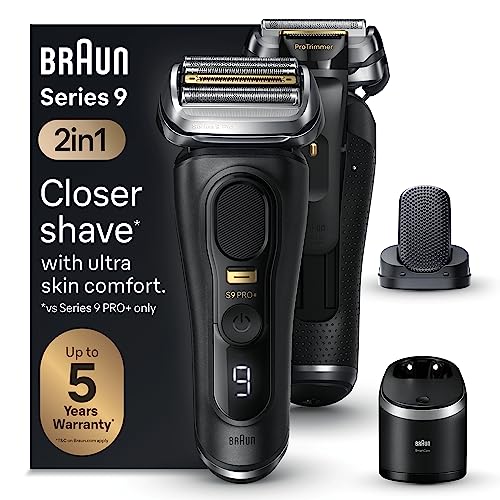 Braun Series 9 PRO +, Rasoio Elettrico Barba, Rifinitore di precisione...