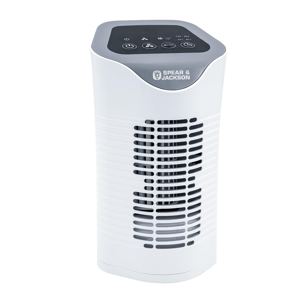 Spear & Jackson 38065 Air Purifier with HEPA & Carbon Filters, Air Cleaner for Allergies, Pollen, Pets, Dust, Smokers; Ionizer & Timer Function [Energy Class A]